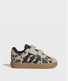 GEMO Baskets VL Court 3.0 à motif léopard fille - Adidas Beige