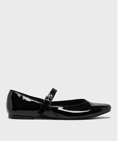 GEMO Babies à bout carré et semelle plate femme noir standard