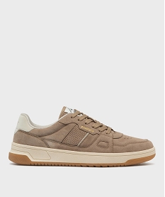 GEMO Baskets basses à lacets homme - Roadsign beige standard