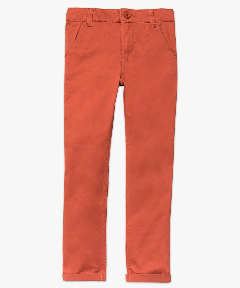 Pantalon orange garcon fashion