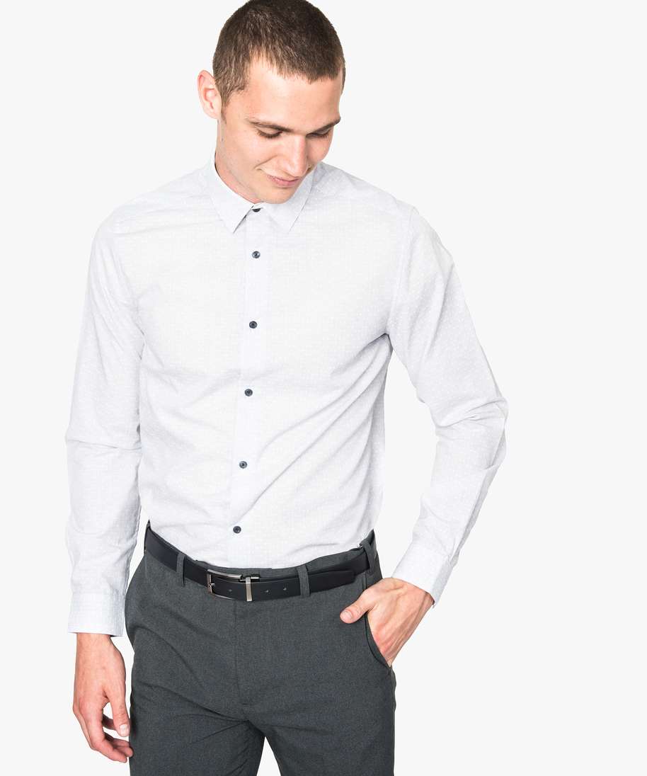 Chemise repassage facile homme hot sale