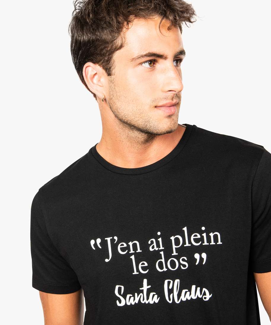 Tee fashion shirt avec phrase humoristique homme