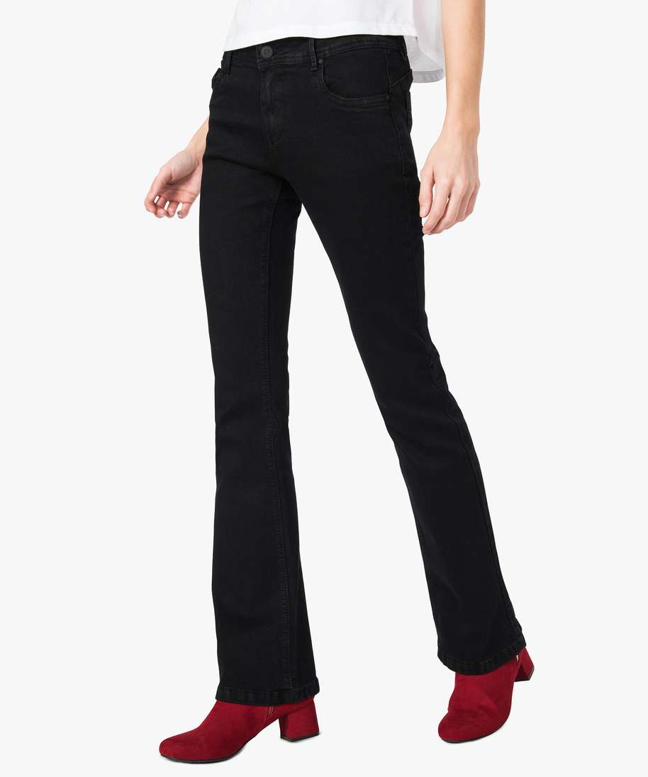 Jean noir 2024 stretch femme