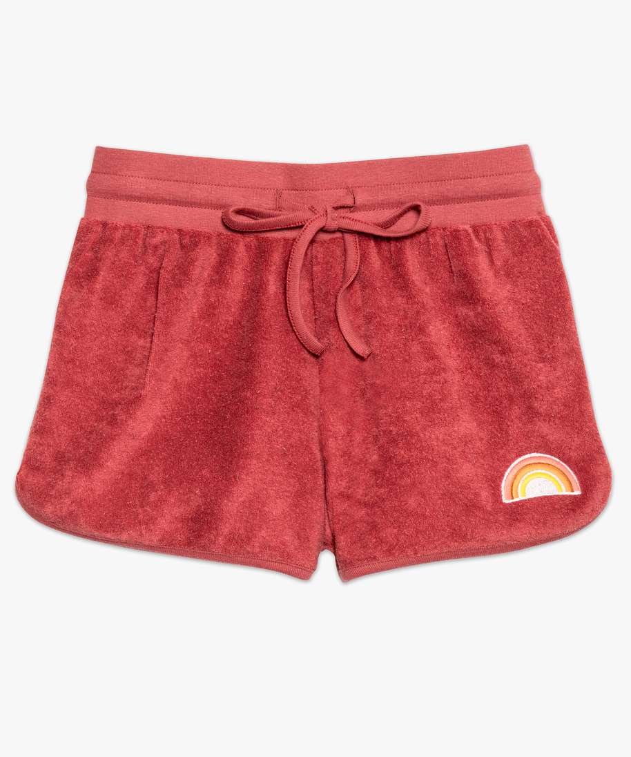 Short de best sale bain rouge femme