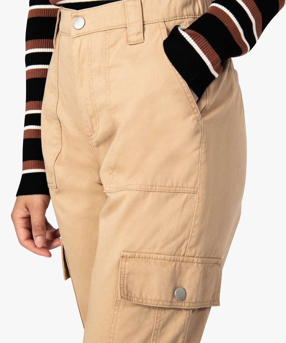 Pantalon cargo best sale femme gemo