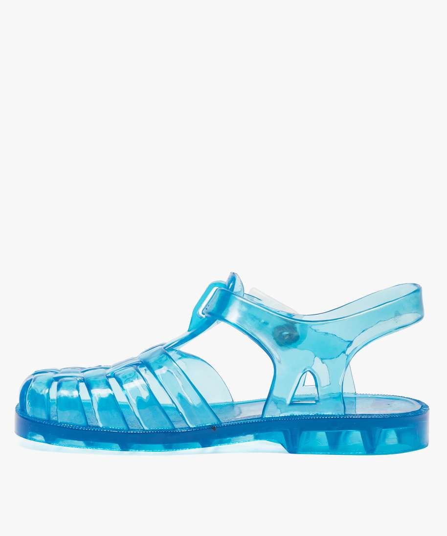 Gemo Chaussures Sandales De Plage Bebe Garcon En Plastique Et Semelle Crantee Bleu Garcon Gemo