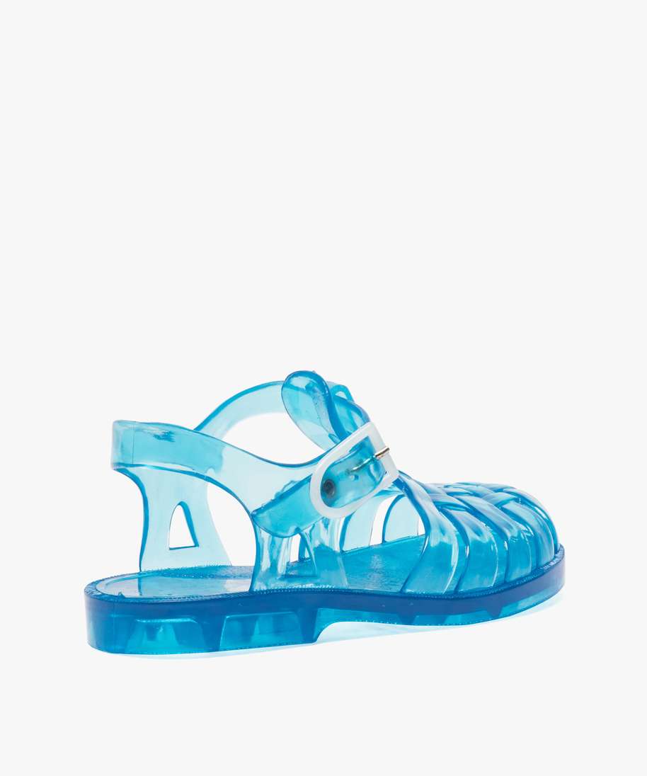 Gemo Chaussures Sandales De Plage Bebe Garcon En Plastique Et Semelle Crantee Bleu Garcon Gemo