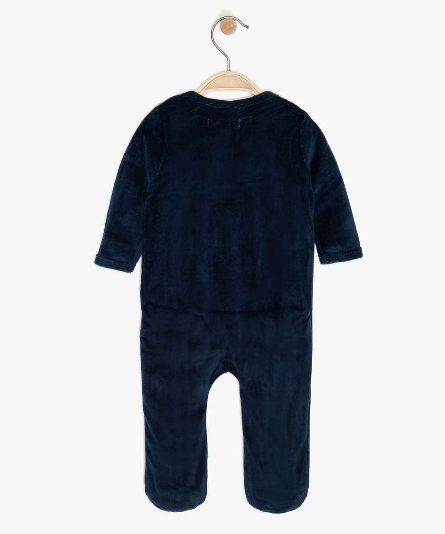 Pyjama bébé en fashion velours