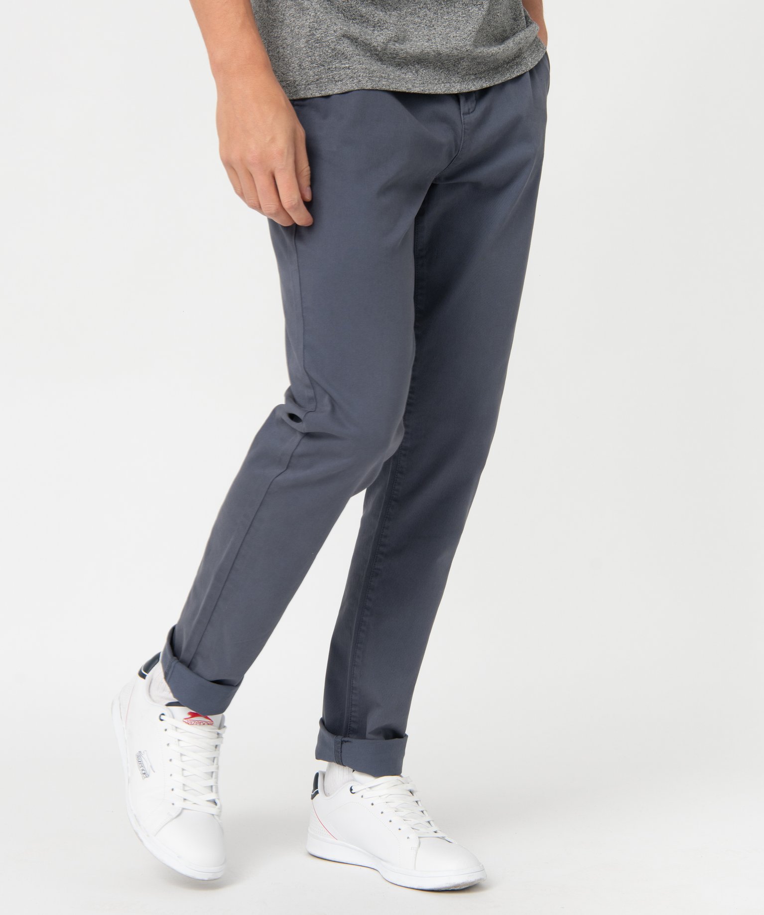 pantalon chino en coton stretch homme gris pantalons de costume homme