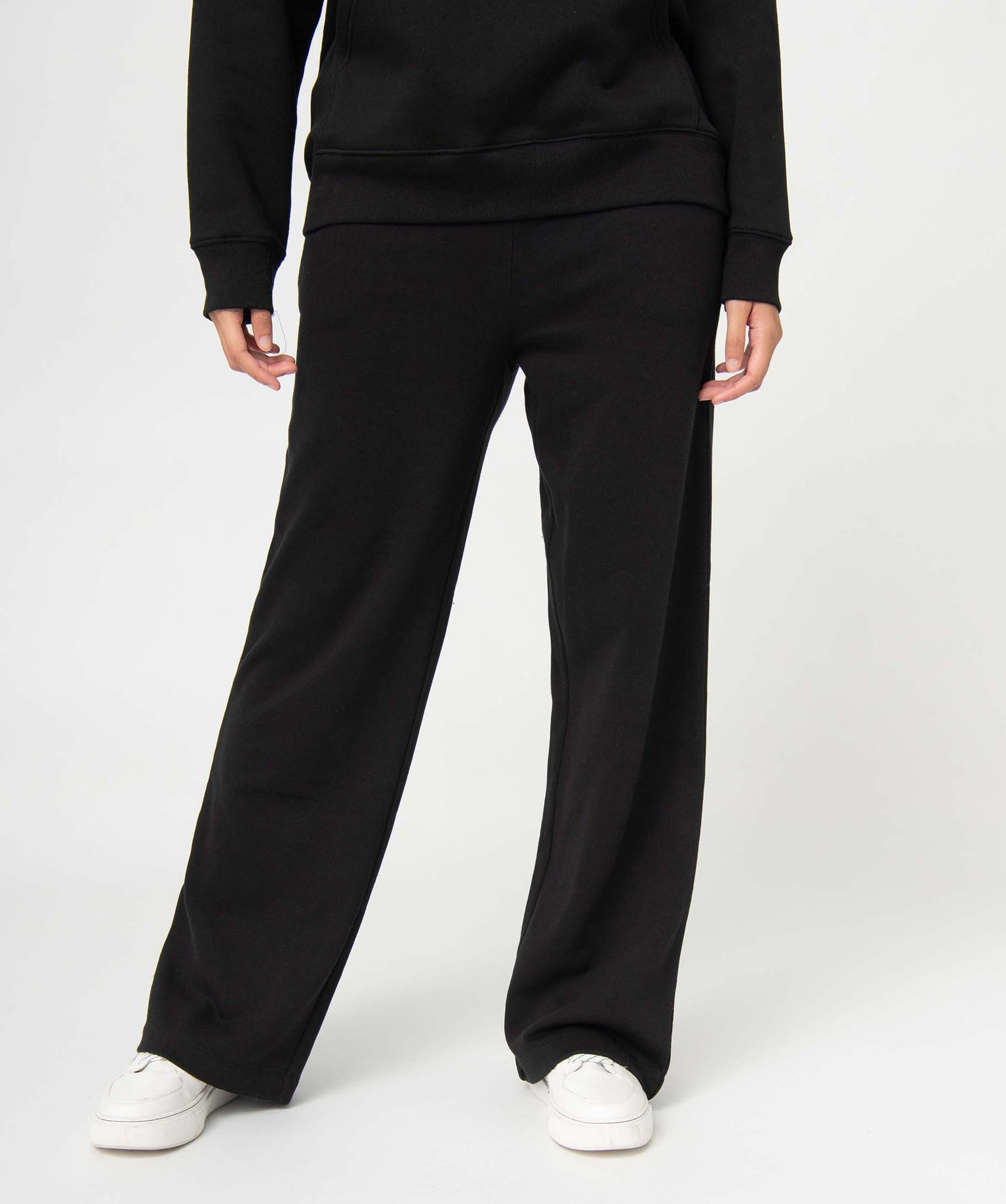 pantalon de jogging pour femme coupe ample noir pantalons femme