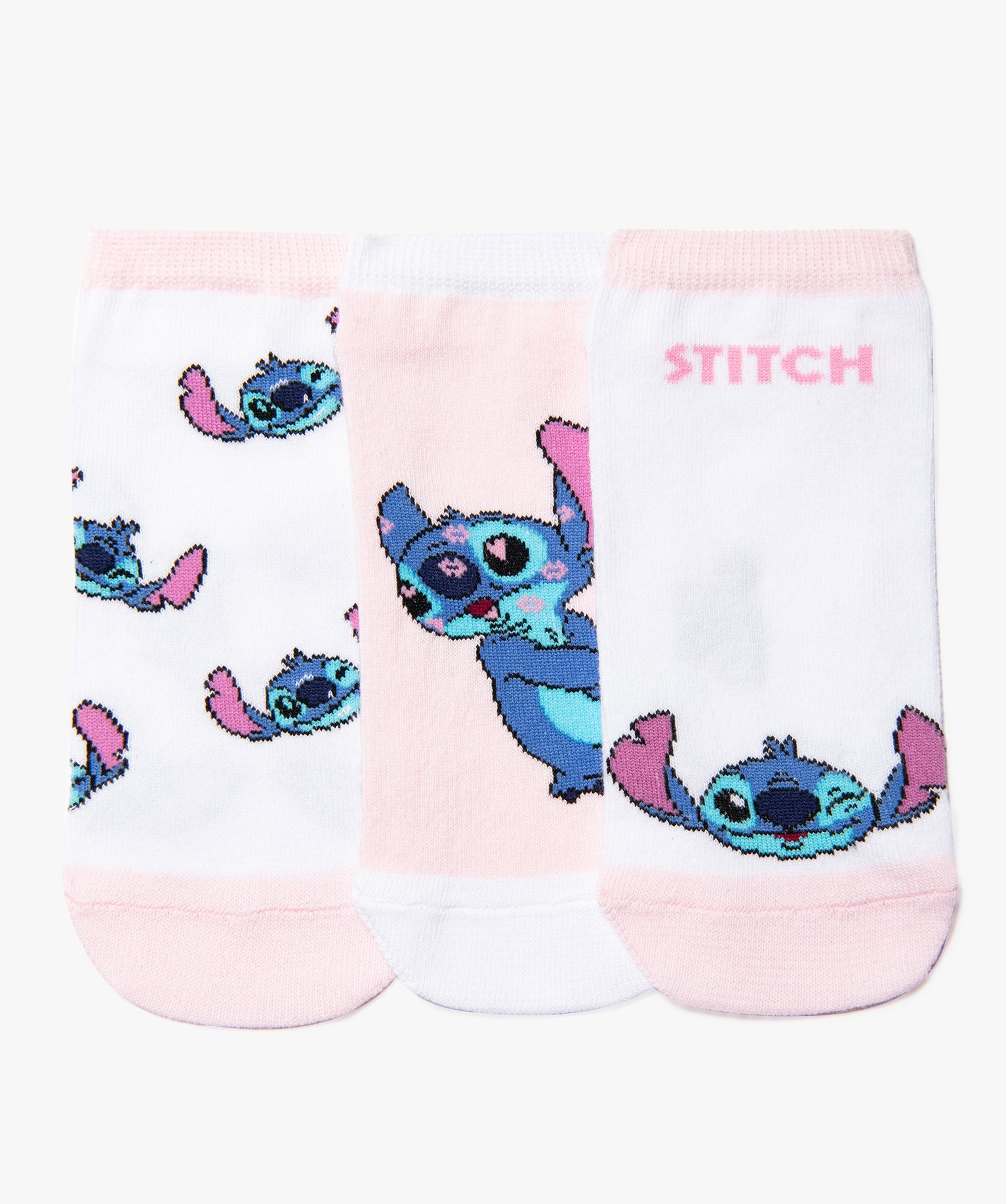 Lot de 3 paires de chaussettes 'Lilo et Stitch
