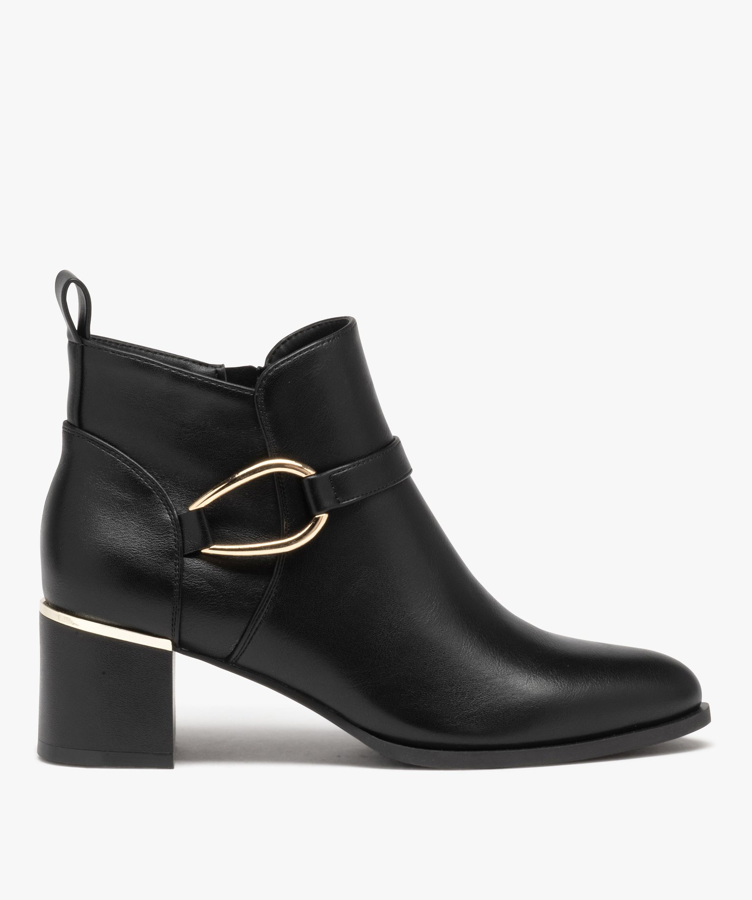 bottines femme bout carré