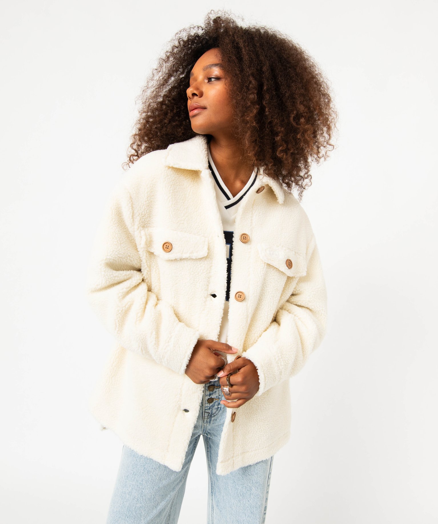 Blouson best sale sherpa femme