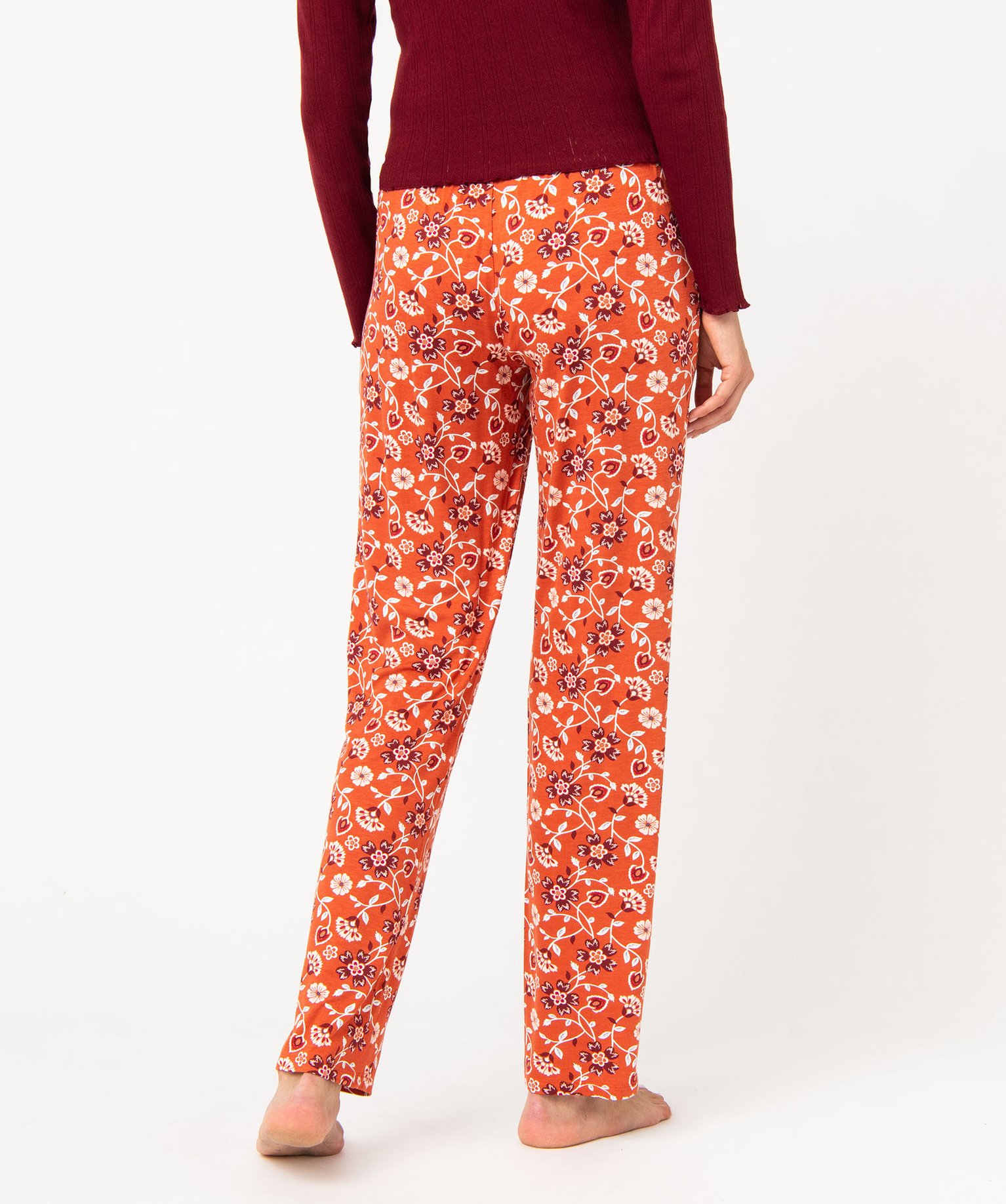 Pantalon pyjama fluide sale