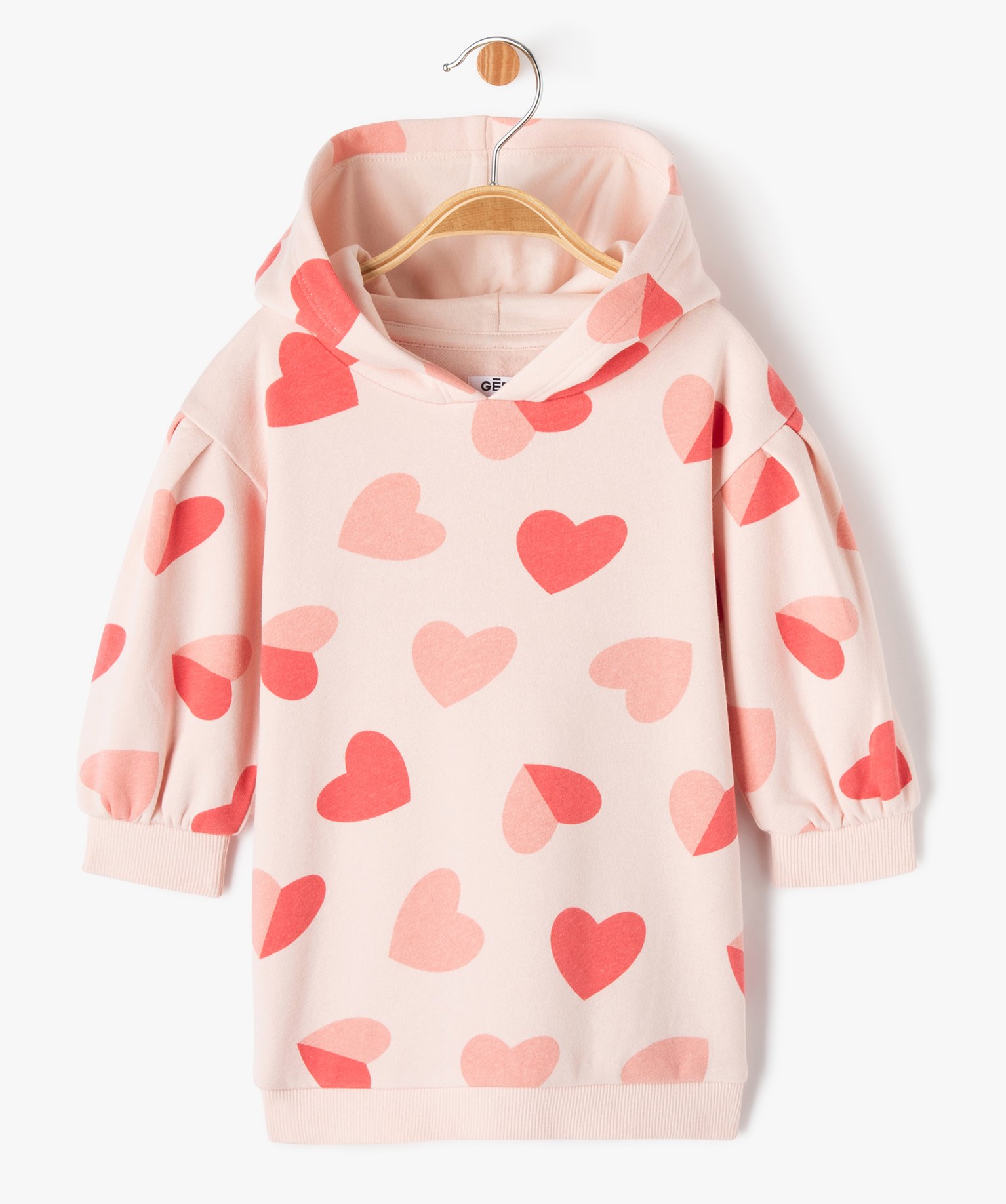 Robe sweat 2025 bebe fille