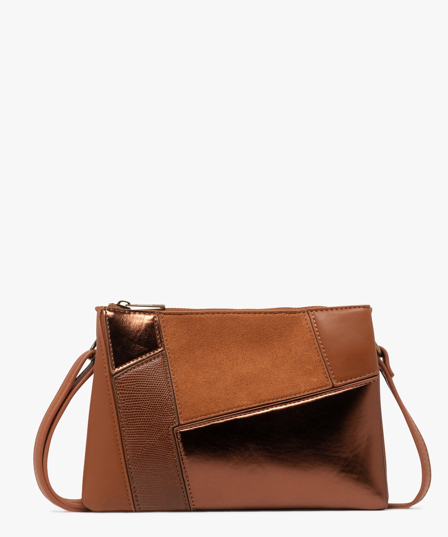 Pochette cuir marron femme best sale